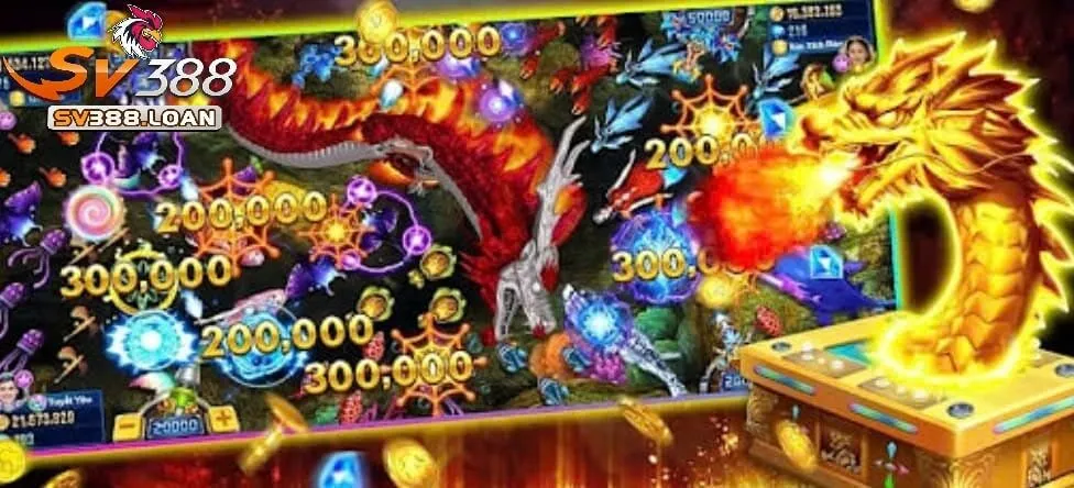 Vũ khí sử dụng khi chơi Bắn Cá Long Vương Sv388