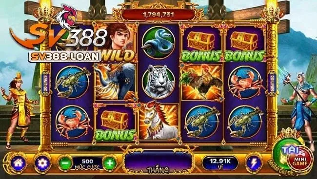 Trò chơi nổ hũ Sơn Tinh Thủy Tinh trên Sv388 cực đặc sắc